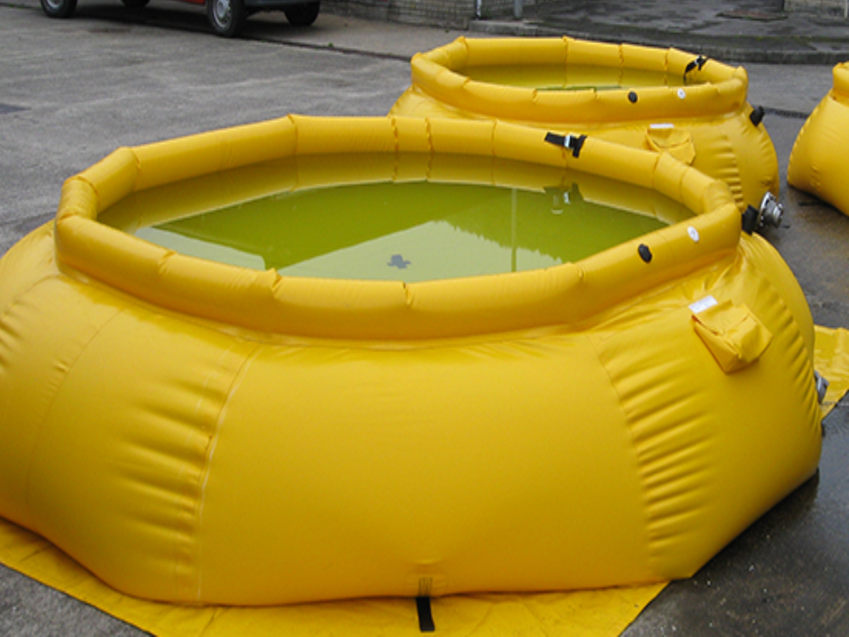 tanque de agua inflable